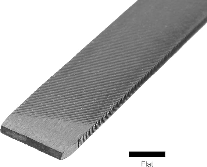 HARFINGTON Farmers Own Files 6 Inch High Carbon Steel Single Cut Flat Hand Rasp File for Deburring and Removing Material
