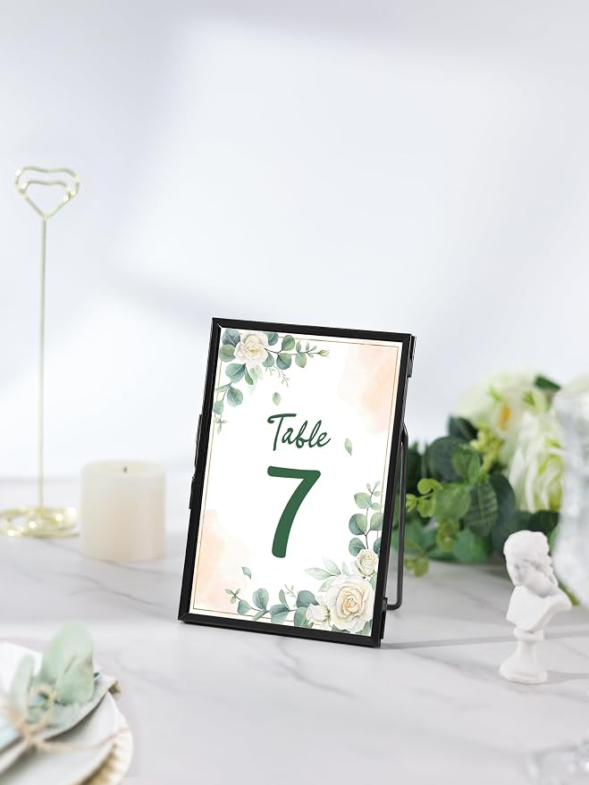 REDHUGO Glass Pressed Flower Frame Handmade, Floating Picture Frames - Image 7