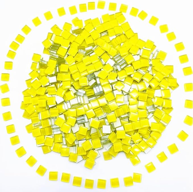 500G/ 1.1LB Bulk Crystal Mosaic Tiles by Hozzwhoo