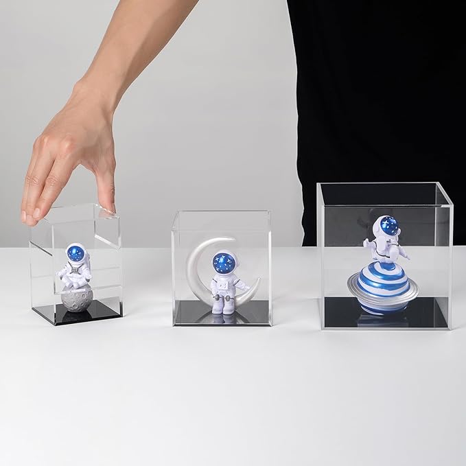 Transparent Acrylic Square Cube Containers - Image 6