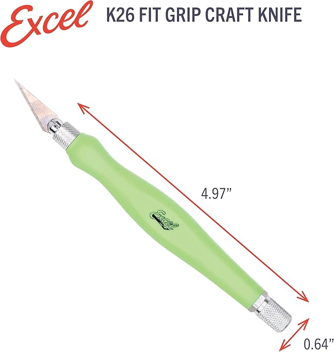 Excel Blades Fit Grip Craft Knife - Image 4