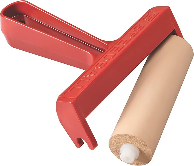 Speedball Pop-in Soft Rubber Brayer, 4-Inch Roller - Image 3