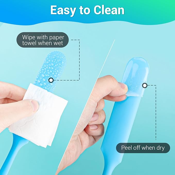 Gartful 6PCS Colored Silicone Spatula Stick, Reusable Epoxy Stir Sticks Scraper - Image 4
