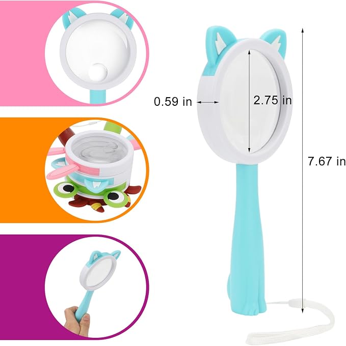 Children Handheld Magnifying Glass - Image 2