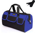 22in Tool Organizer With Adjustable Shoulder Strap, Waterproof Heavy Duty Bag For Men/Women, Wide Mouth For Screwdrivers, Pliers, Nut Drivers
