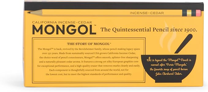 Mongol Classic Incense Cedar #2 Pencil - Image 8