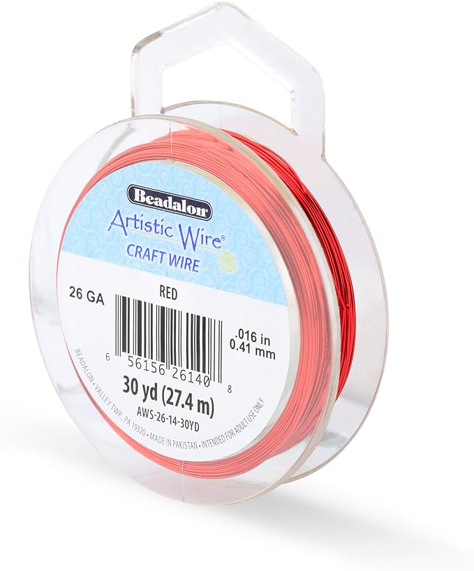 Artistic Wire, 26 Gauge Tarnish Resistant Colored Copper Craft Wire, 30 yd by Unknown