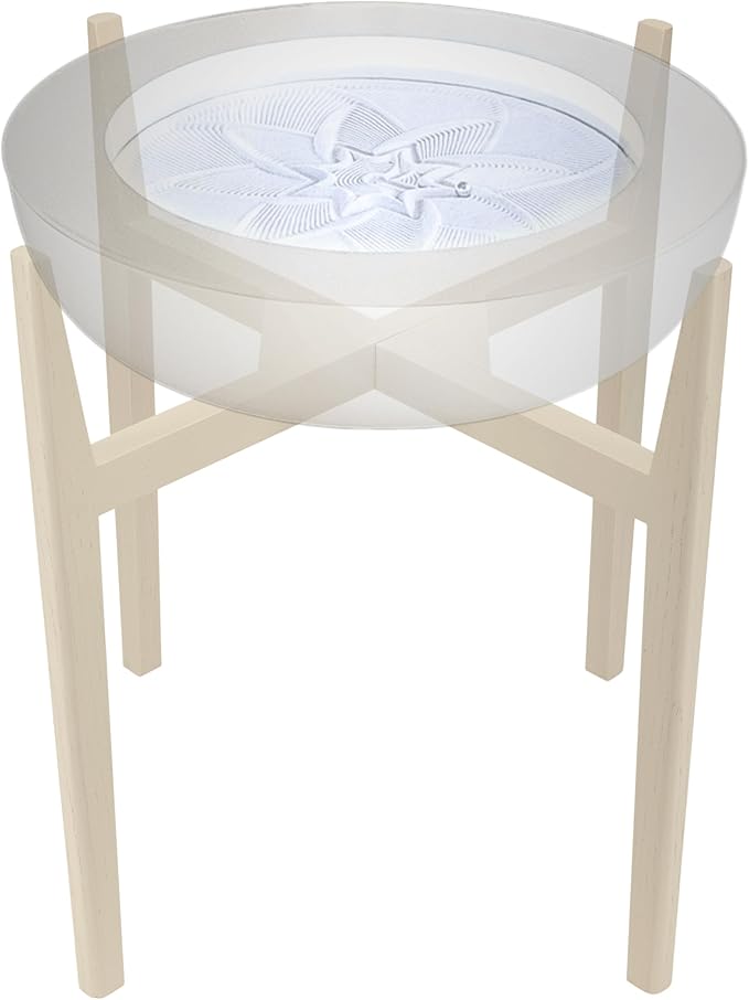 HoMedics Drift Sandscape Solid Wood Sand Table Stand Compatible by Homedics