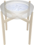 HoMedics Drift Sandscape Solid Wood Sand Table Stand Compatible by Homedics