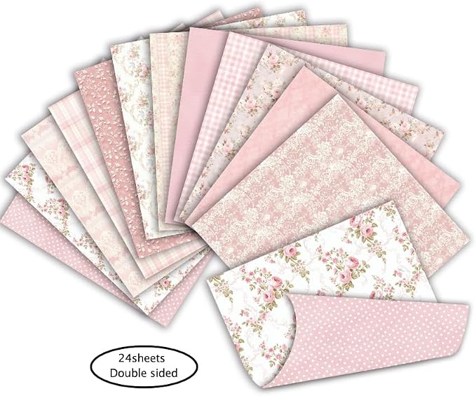 Scrapbook Paper & Scrapbooking Supplies, Shabby Chic Craft Sheets - Image 2