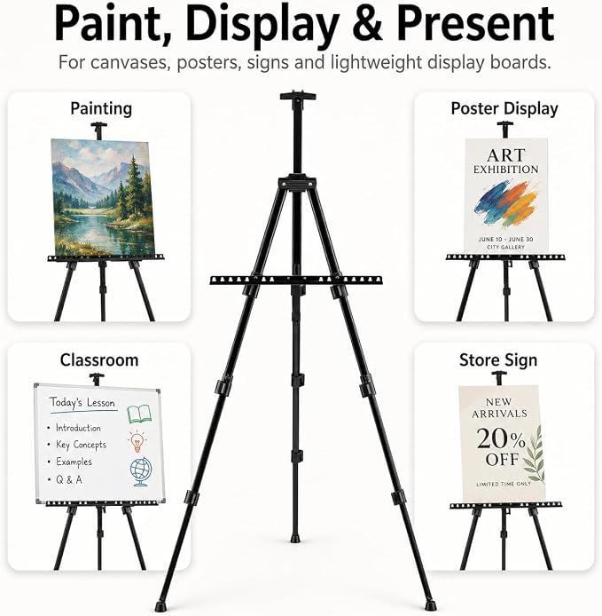RRFTOK 17-66 Inch Adjustable Art Easel Stand - Image 8