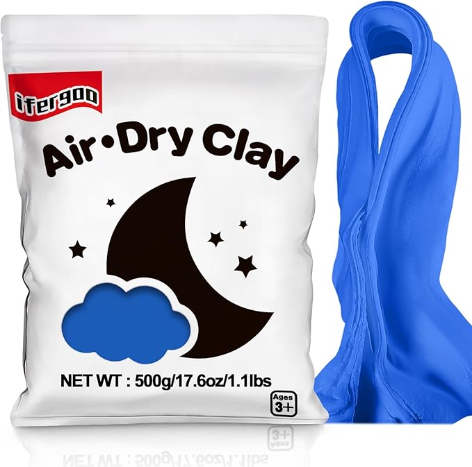 ifergoo Blue Air Dry Clay by iFergoo