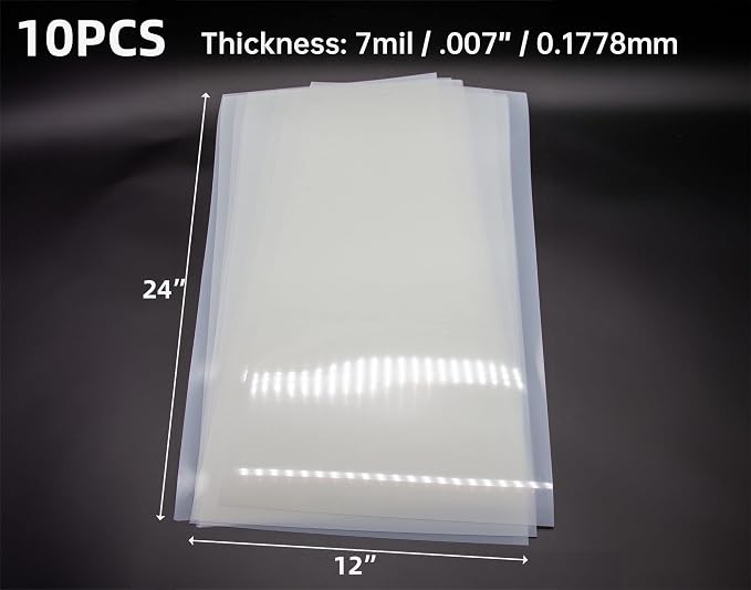 7mil Blank Mylar Sheets for Stencil, Template Material for Cutting Machines - Image 2