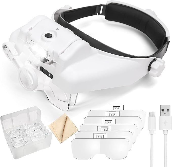Dilzekui Headband Magnifying Glass - Image 8