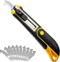 STEELITE Plexiglass Cutter Acrylic Cutting Knife and 13 Pcs Blade Set by STEELITE