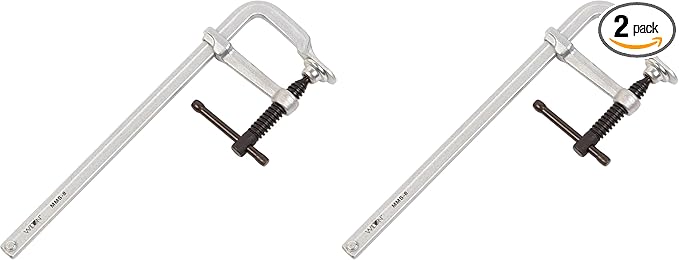Wilton Mini F-Clamp, 8" Opening, 2-1/4" Throat, 400 Lbs. Clamping Force (Model MMS-8) (Pack of 2)
