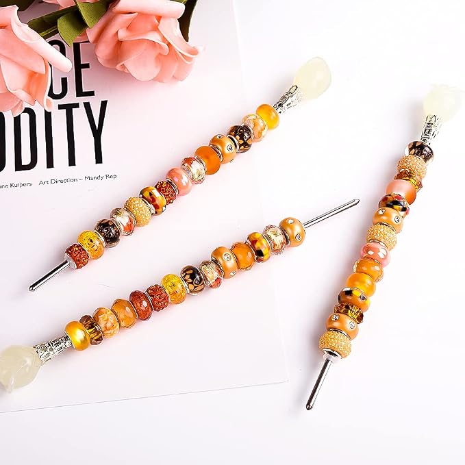 Aipridy European Large Hole Beads, Colorful Glass Charm Beads Set - Image 4