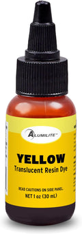 Alumilite Liquid Dye Yellow 1 Oz, Highly Concentrated Dye by Alumilite