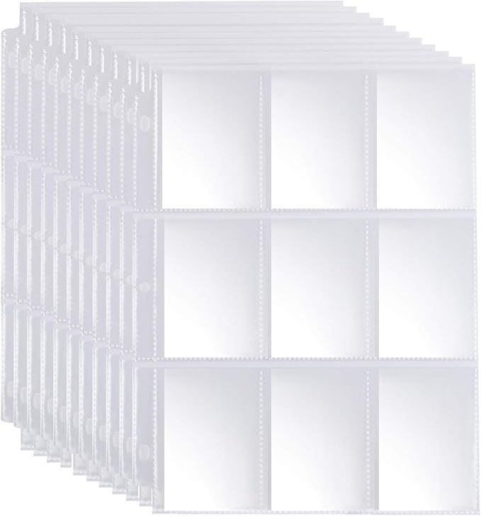 9 Pocket Page Protector by JIQEZNL