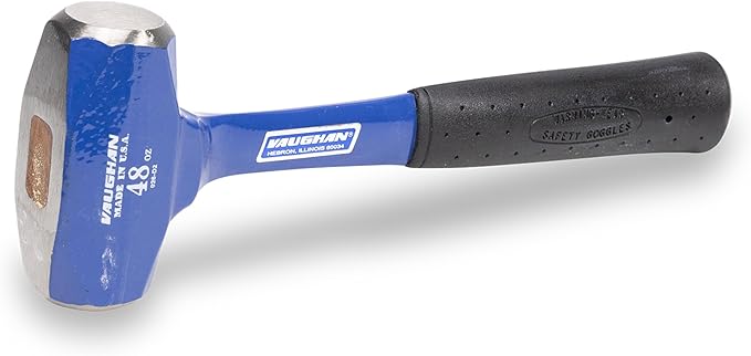VAUGHAN Hand Drilling Hammer, Made In The USA, Ideal For Chisels, 48 oz, RHD3, VN19010