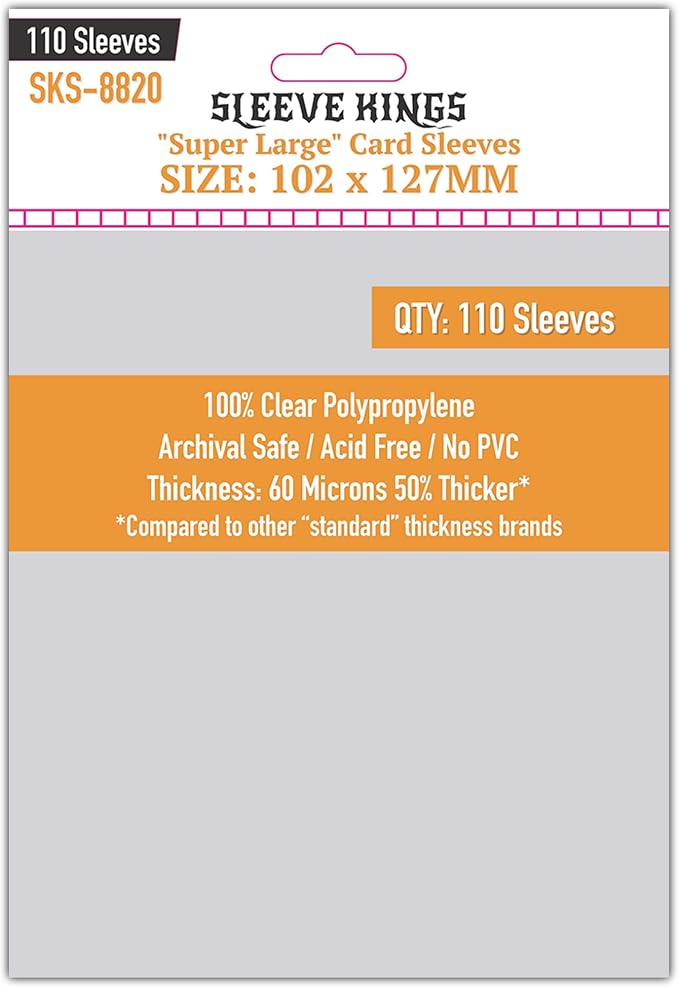 Sleeve Kings Standard Card Sleeves – 110 Count, XL Size, Compatible by SleeveKings