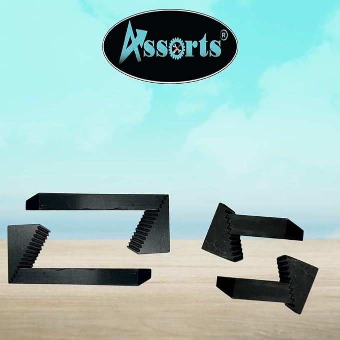 Assorts 24 Pcs Clamp Kit Set M6 6 mm For Rotary Tables, Milling Tables, Face Plates & Vertical Slide