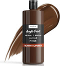 Nicpro Burnt Umber Large Acrylic Paint, Rich Pigments, Non Toxic Craft Paint by Nicpro