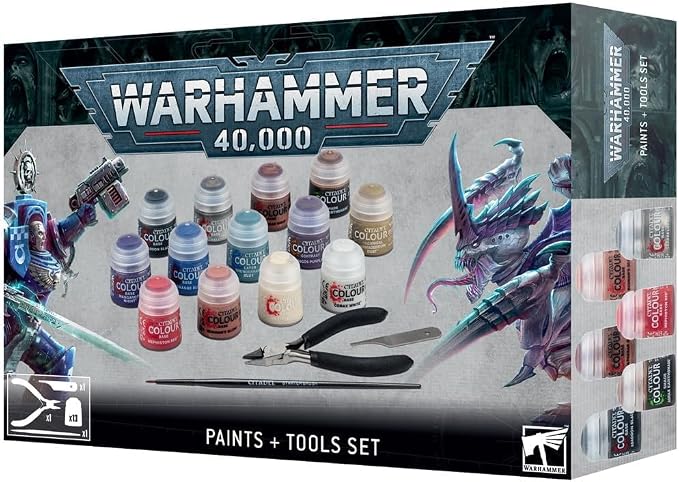 Games Workshop - Warhammer 40, 000: Paints + Tools Set - Image 7