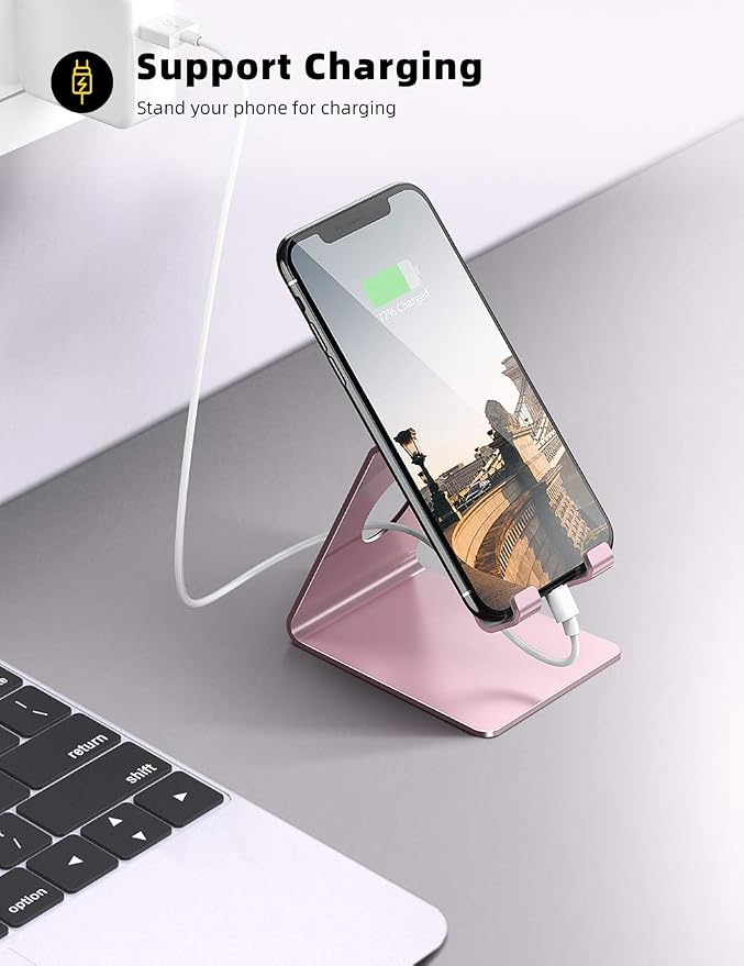 Lamicall Pink Phone Stand, Desk Accessories - Image 3