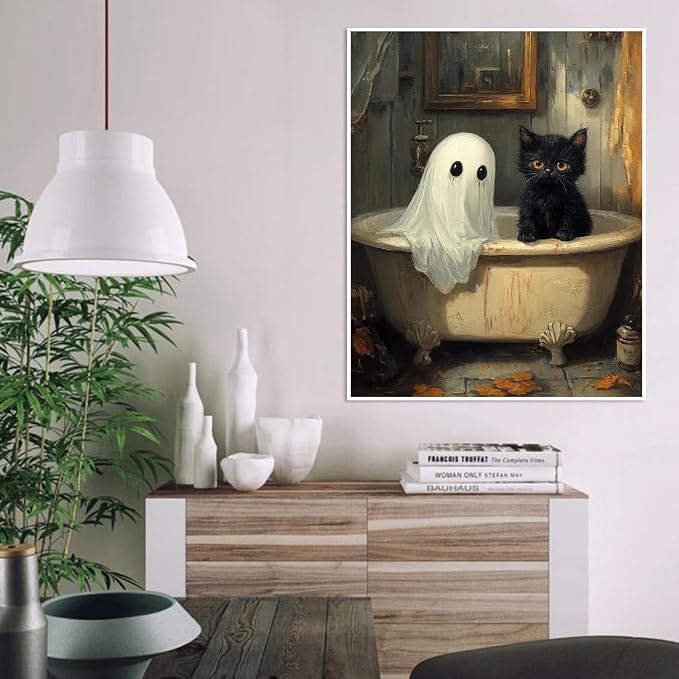 Clendo Halloween Paint by Numbers Kit - Image 4