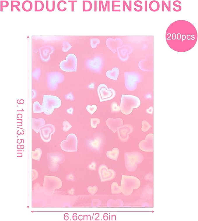 Penitue Photocard Sleeves, Holographic Foil Cover | Photocard Sleeves - Image 2