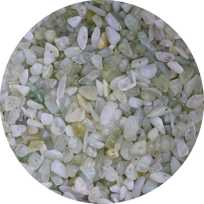 Natural Chip Stone Beads 5-8mm New Mountain Jade 400 Pieces Irregular Gemstones by Cmidy