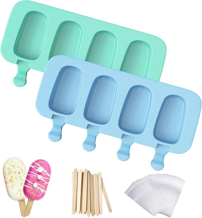 Popsicles Molds, Ozera 2 Pack Homemade Cake Pop Molds Cakesicle Maker Set | by Ozera