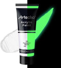Artecho Neutral Glow in the Dark Acrylic Paint Set, 120ml / 4.05oz | Non-Toxic by Artecho