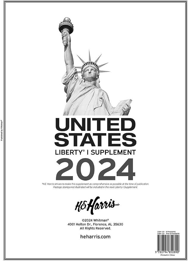 H.E. Harris & Co. United States Postage Stamp Album Liberty I Supplement by Unknown