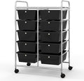 BECOMFORT 10-Drawer Rolling Cart by BECOMFORT