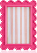 AceOrbit 4x6 Inches Rose-red Flower Wavy Scalloped Picture Frame Cute Wavy Edge by Unknown