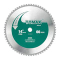 Tooth Industrial Level Steel and Ferrous Metal Saw Blade with 5/8 Inch DMK Arbor (14" 66T)