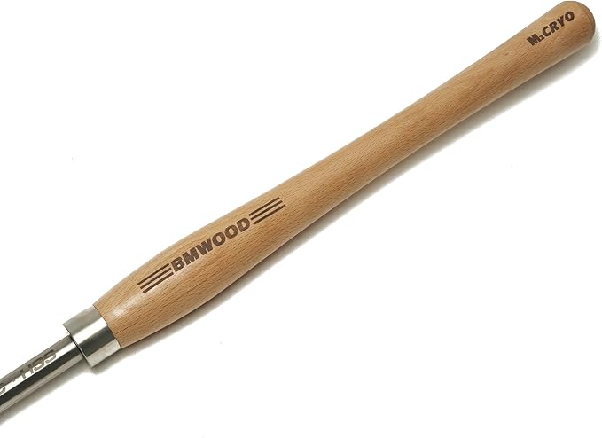 Cryo M2 HSS 5/8" Spindle Gouge with Beech Handle Length 15-1/2", Woodlathe Chisels for Woodturning