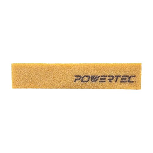 POWERTEC 71002 Abrasive Cleaning Stick for Sanding Belts & Discs 8-1/2" | Natural Rubber Eraser - Woodworking Shop Tools for Sanding Perfection