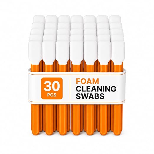 CARGEN 30PCS 5.09" Foam Cleaning Swabs by CARGEN