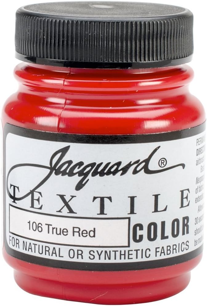 Jacquard Textile Paint 2.25 Oz True Red by Jacquard