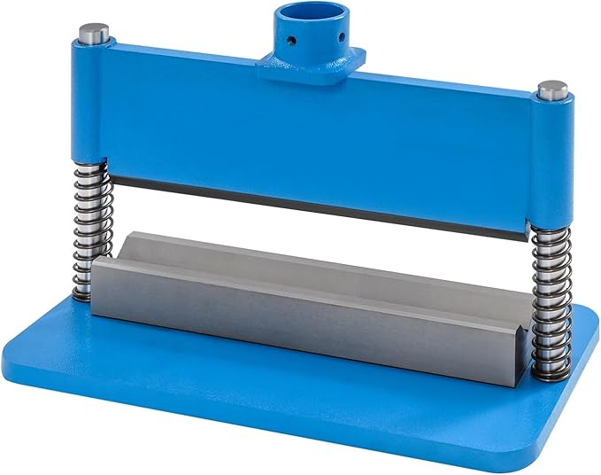 12" Press Brake Attachment for 12&20 Ton Hydraulic Press, 3/16" Bending Thickness Press Brake Attachment, Heavy-Duty Metal Bending Accessories for Metal Sheet Bending Forming Shapes (Blue)