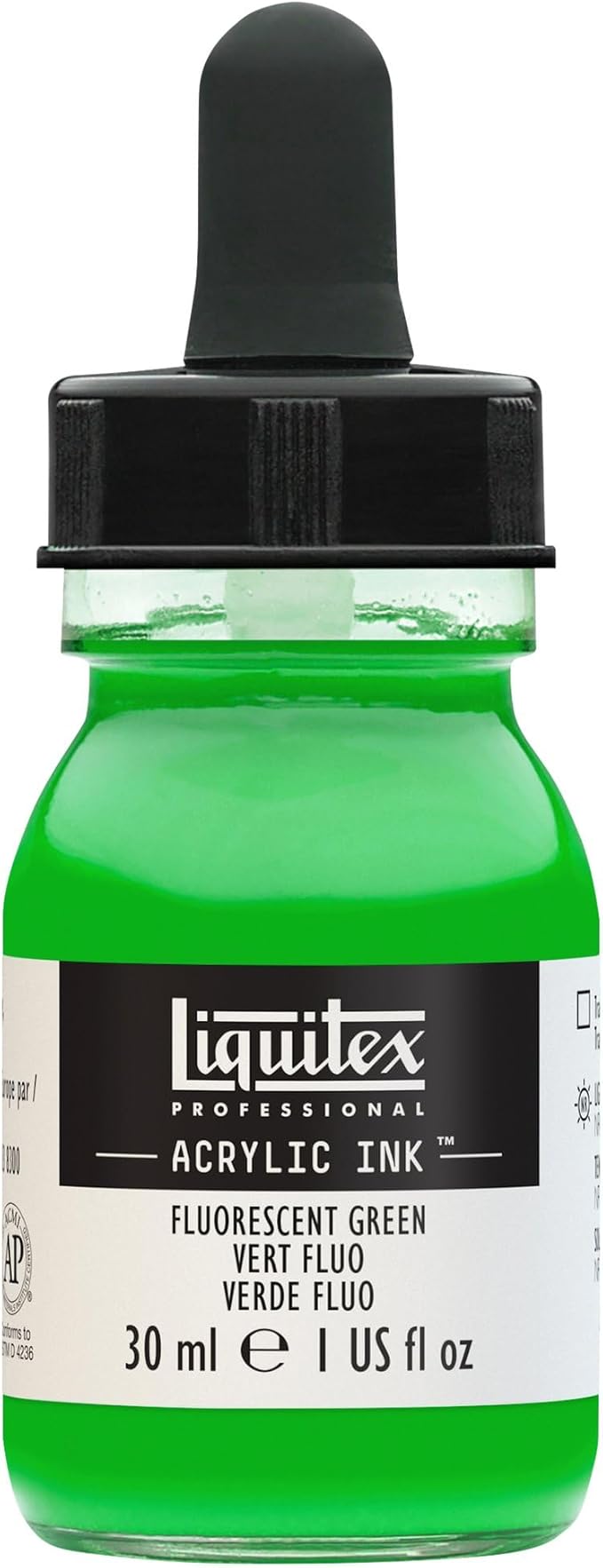 Liquitex Professional Acrylic Ink, 1-oz Jar, Fluorescent Green by Liquitex