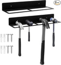 2 Pcs Metal Wall Mounted Hammer Rack Hand Tools Storage Screwdriver Organizer for Garage Workshop