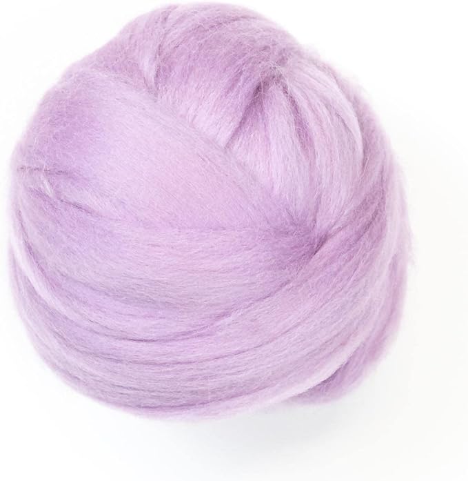 Colored Natural Wool roving, 8 OZ. Best Wool by Kondoosnaturalfibers