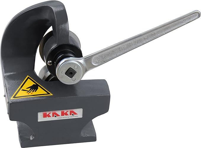 KAKA INDUSTRIAL MMS-2 Multiple Purpose Benchtop Throatless Sheet Metal Shear,14 Gauge Mild Steel Metal Cutter