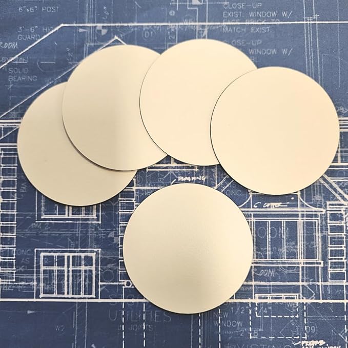 CYCLOPS Erasable Scratch Pads for Tape Measure, Construction, Woodworking Tool - Jobsite Tough, Made in the USA - 2 Pads - Write Measurements & Notes - Great Stocking Stuffer, Gift for Men & Women