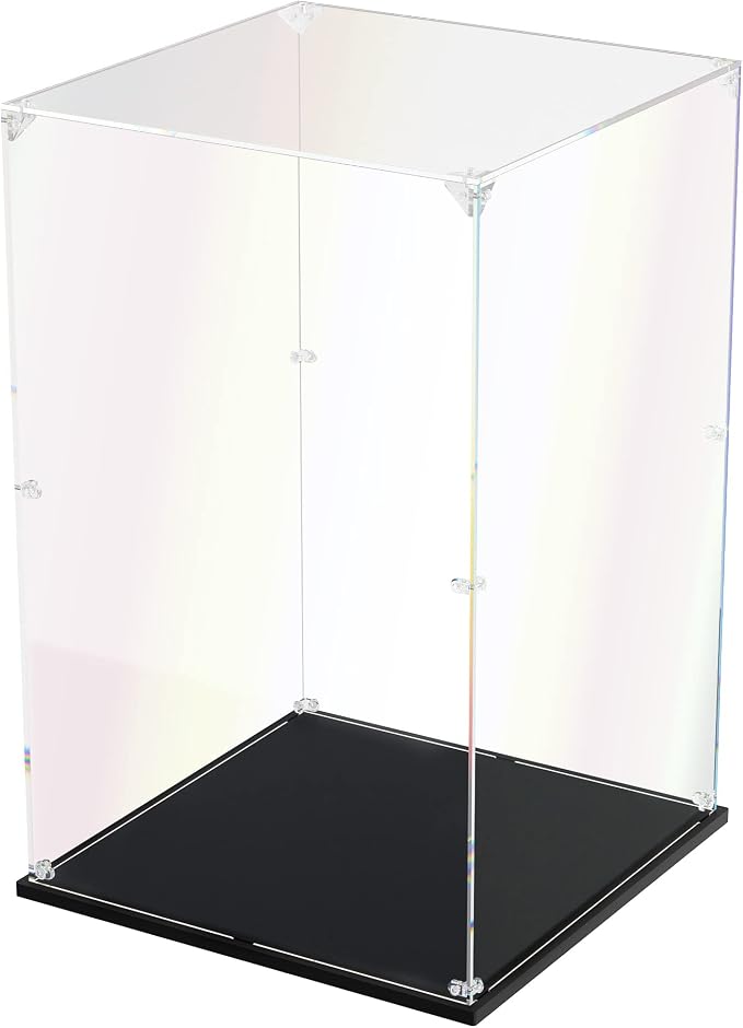 Clear Acrylic Display Case, Self-Assemble Showcase by dofopo