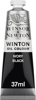 Winsor & Newton Winton Oil Color, 37ml Tube, Ivory Black by WinsorNewton